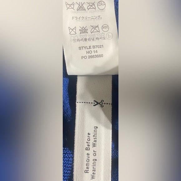 J. Crew Merino Wool Blue Cardigan w/Tie Waist, Size XXS, Dry Clean, Pockets - Picture 8 of 8